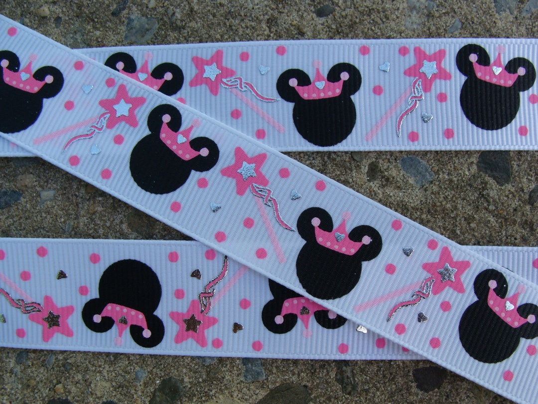 Princess Minnie Mouse Printed Ribbon 7/8 4 Yards FREE - Etsy