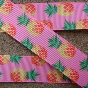 ●PINK PINEAPPLE● WRINKLE RIBBON HAIRBANDPINK m1037_1437827 Hairbows – Pink Pineapple