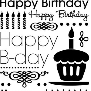 Happy Birthday (5 x 7) Embossing Folder - CGull