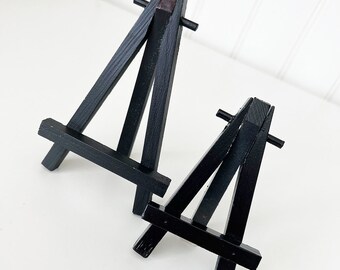 Mini Easel Set Black- Foundations Decor