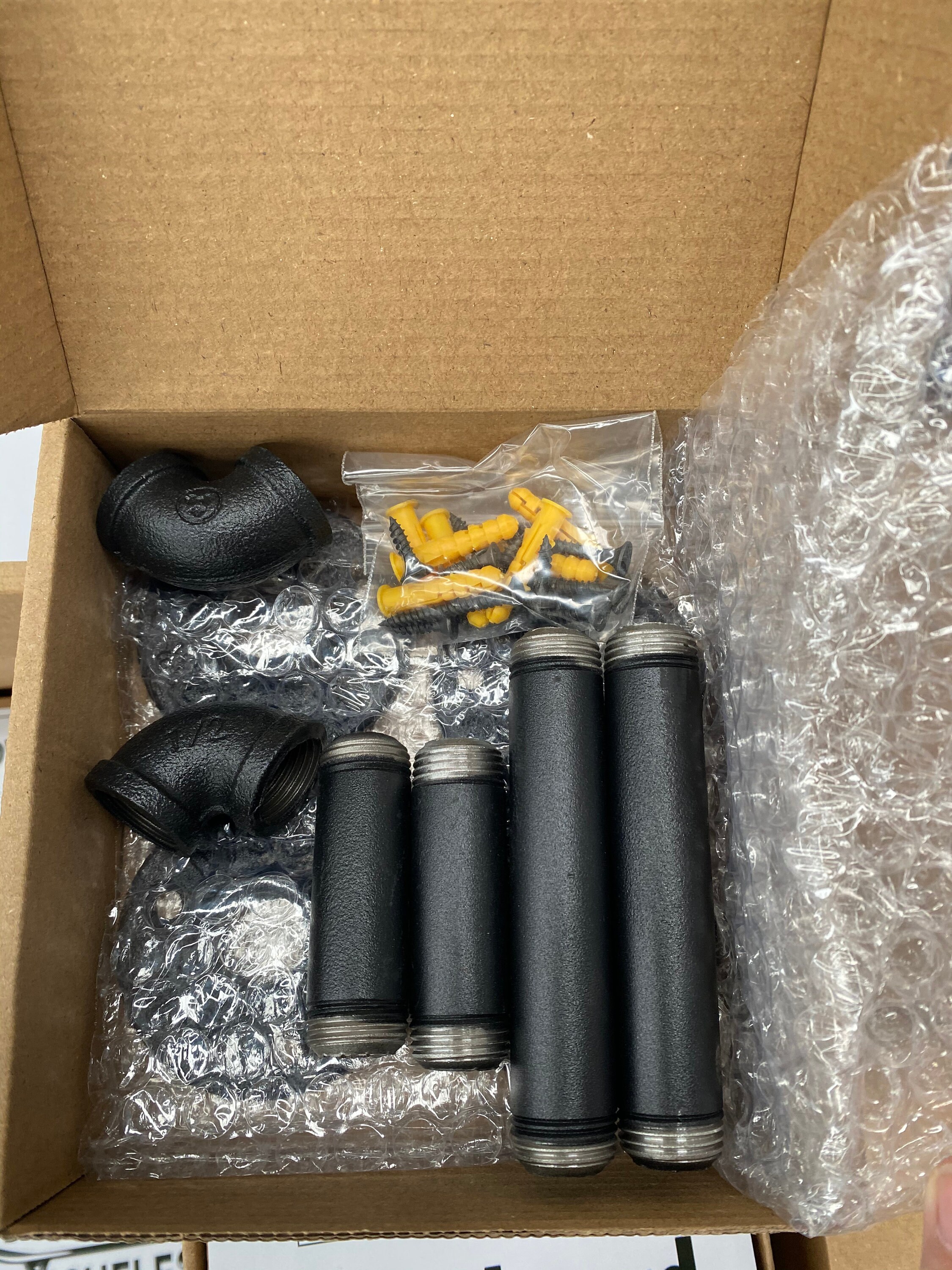 Industrial Steel/ Iron Pipe Shelf Bracket Holder Elbow Style Etsy