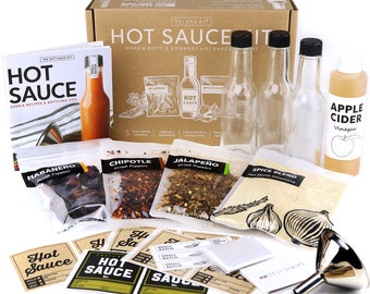 Deluxe Hot Sauce Making Kit: Fun DIY Gift for Men