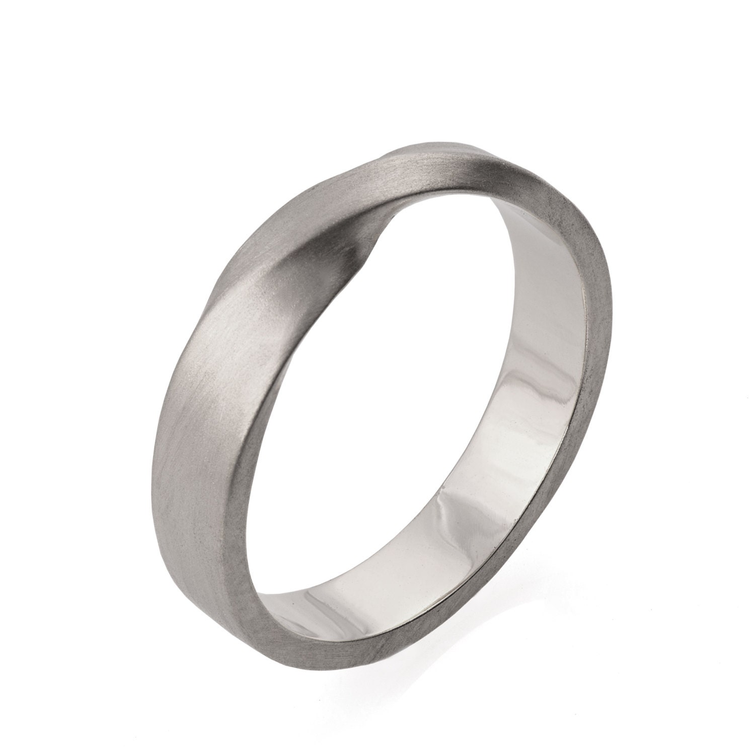 Mobius Ring 18k White Gold Ring Wedding Ring Gold | Etsy