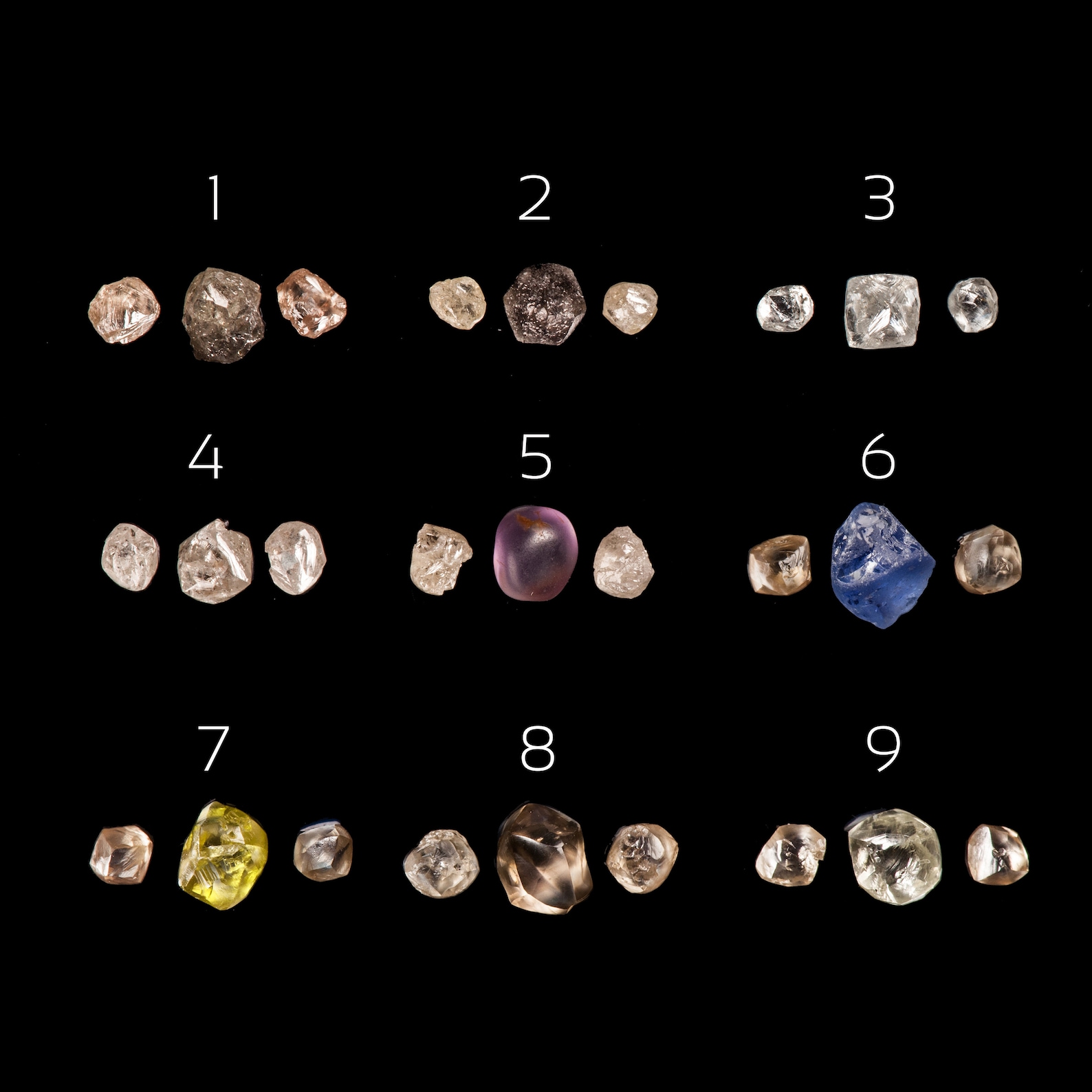 Raw Diamond Engagement Ring 18K White Gold Rough Diamond Etsy