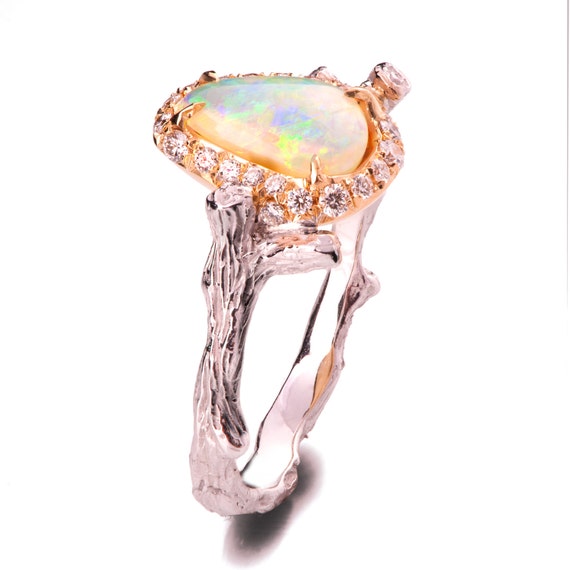 Etsy opal deals ring