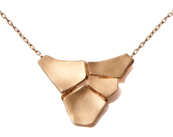 18K Gold Pendant, 18K Gold Necklace, vintage necklace, antique necklace, Unisex, Recycled gold
