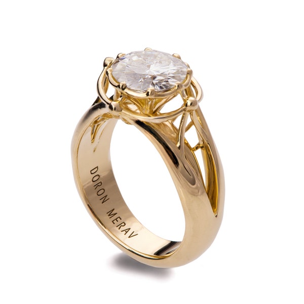 Large Diamond Ring - Etsy