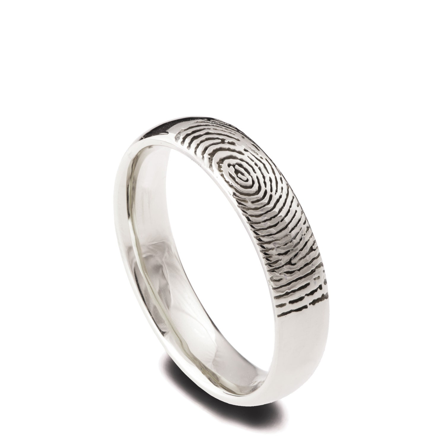 Wedding ring fingerprint sale