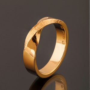 Mobius Ring 18k Gold Ring Wedding Ring Gold Wedding Ring - Etsy
