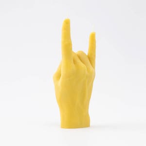 Hand Gesture Candle You Rock. Handmade Candle. Birthday Candle. Funny Gift. Valentines Day Candles. Rock Candle. Birthday Gifts. image 6