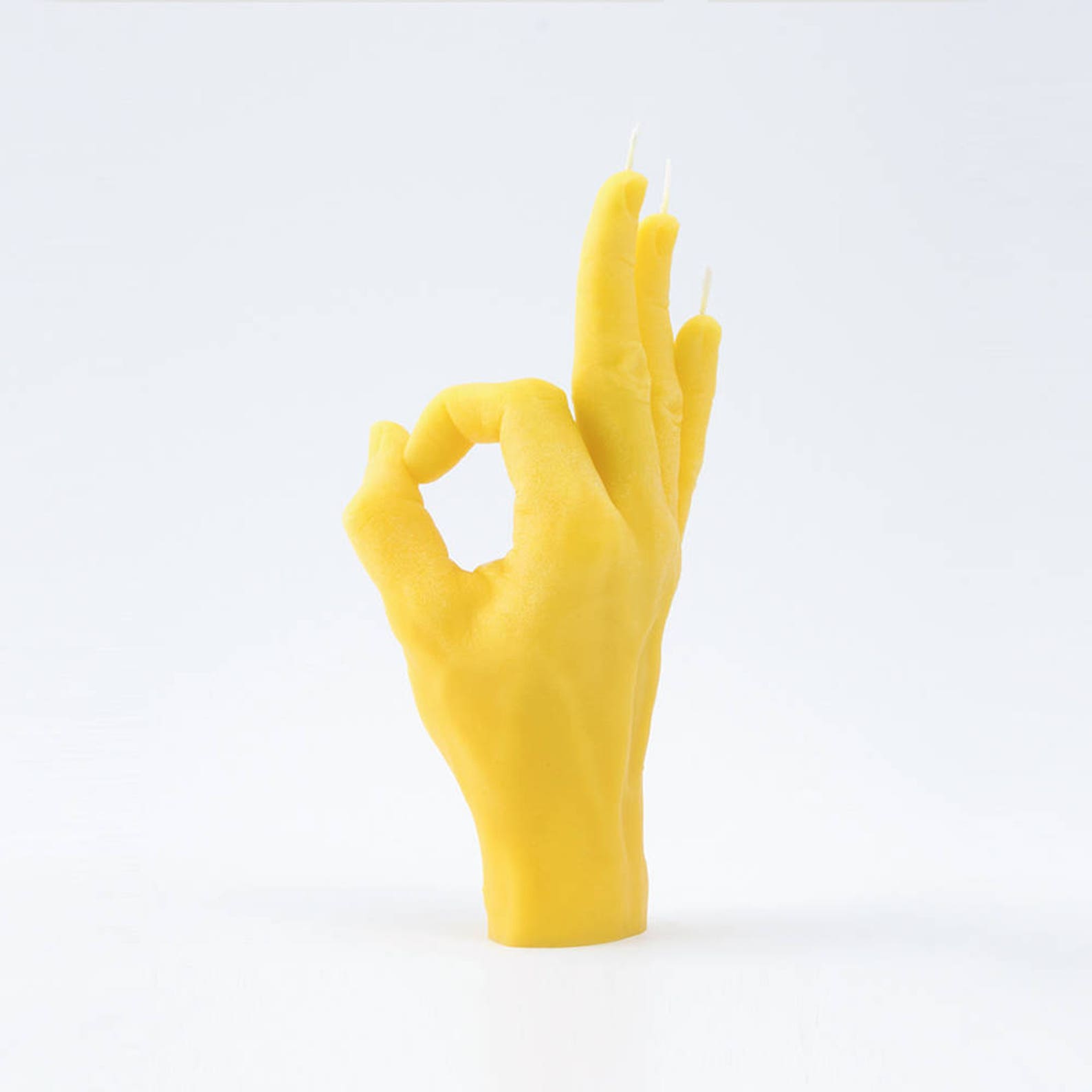 Hand Shaped Candle OK Homemade Candles Funny Gift College Etsy