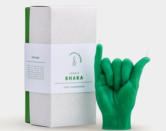 SHAKA hand gesture candle, Funny gift for birthday, Birthday candle for friend, Funny body candle, Christmas gift for boyfriend