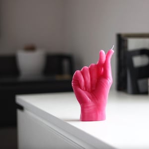 Vela Love Gesture feita à mão: presente de noivado exclusivo