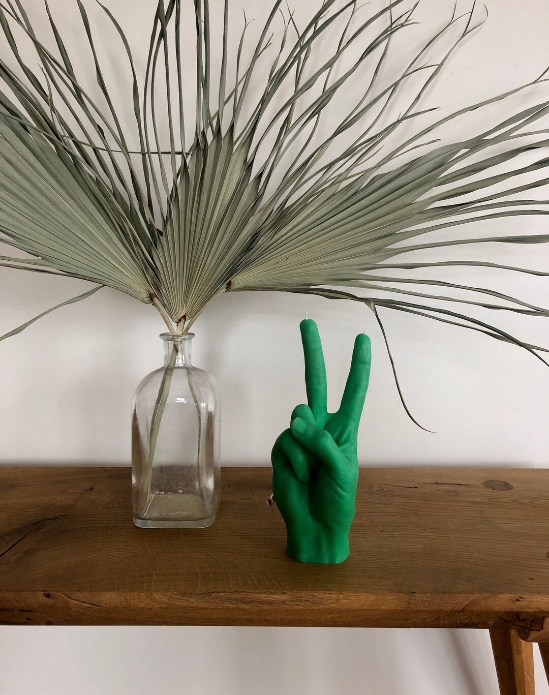 PEACE Hand Shaped Candles 8 COLORS Aesthetic Home Decor Etsy UK