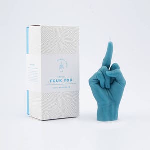 Hand Gesture Candle Fck You. Handmade Candle. Birthday Candle. Funny Gift. Valentines Day Candles. Fuck Candle. Birthday Gifts. image 6