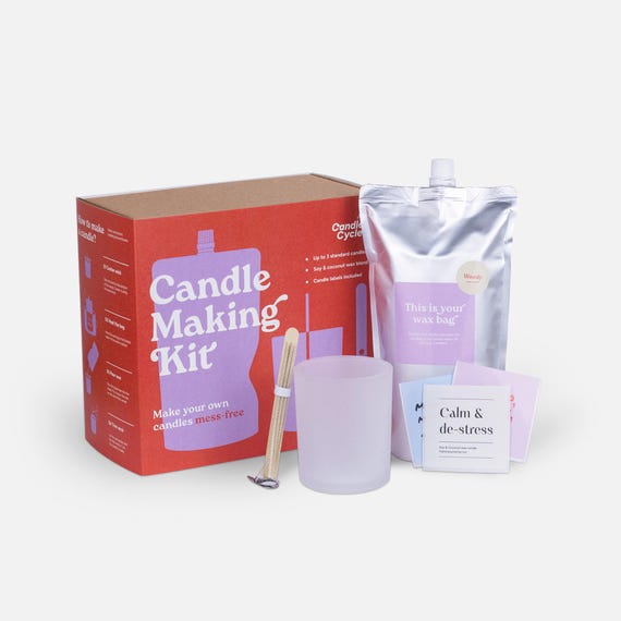 DIY Scented Candle Making Kit: Mess-Free Soy & Coconut Wax
