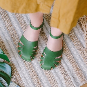 Barfußschuhe Damen, Minimalist Schuhe, Minimalist Schuhe Damen, Zero Drop Schuhe, Barfuß Sandalen für Damen, Barfuß Wohnungen, Leder