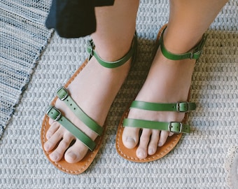 Chaussures minimalistes, Sandales pieds nus, Sandales zéro goutte, Sandales pieds nus en cuir pour femme, Sandales pieds nus durables, Zero Drop
