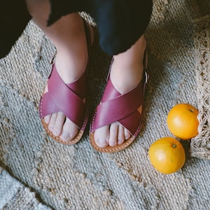 Minimalist Sandals, Barefoot Sandals, Zero Drop Sandals, Barefoot Sandals Women Leather, Sustainable Barefoot Sandals, Zero Drop