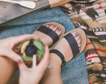 Sweet Aubergine Leather Sandals, Handmade Sandals, Summer Shoes, Leather Sandals, New Sandals, Women Sandals, Summer Sandals