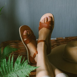 Light Brown Women Sandals, Summer Shoes, Leather Sandals, Women Sandals, Summer Sandals, Open Toe Sandals, Summer Sandals, Sandals