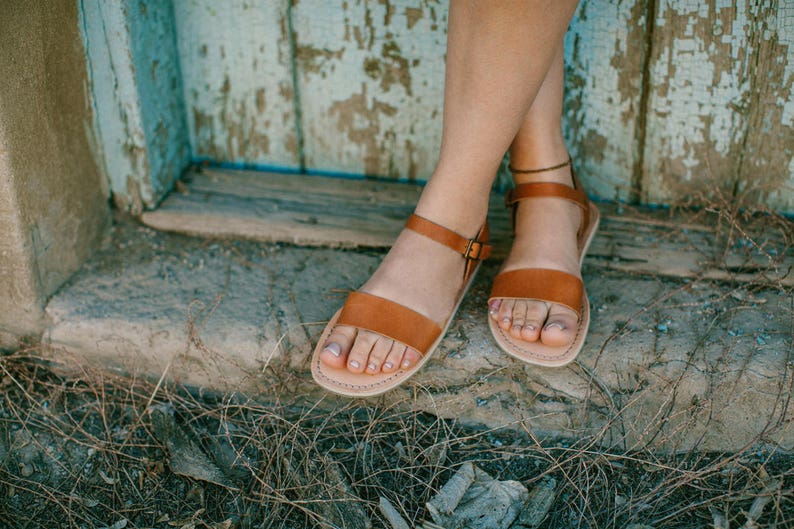 Camel Leather Sandals, Summer Sandals, Brown Sandals, Summer Shoes, Leather Sandals, Handmade Sandals, Sandals image 1