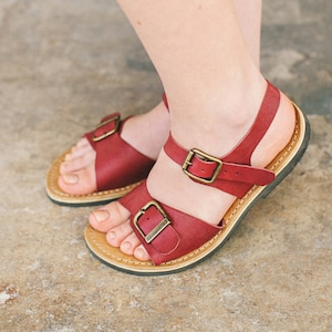 Marsala Customizable Sandals, Wide Foot Sandals, Narrow Foot Sandals, Adjustable Fit Sandal, Bordeaux Sandals, Women Sandals, Summer Sandals