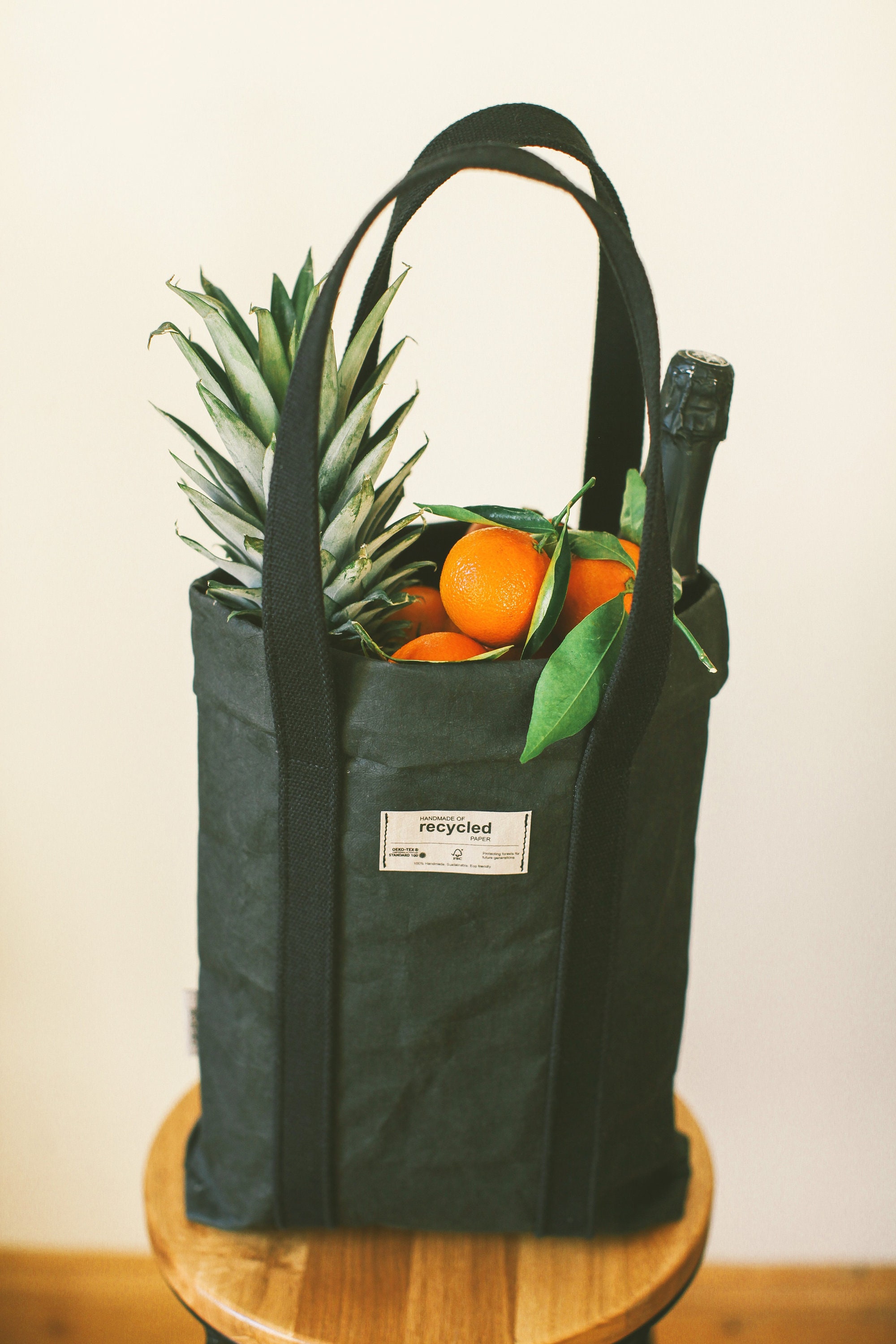 Black - Eco-Friendly Handmade Cotton Handbag for Women 23