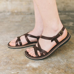 Brown Greek Sandals, Greek Sandals, Brown Women Shoes, Gladiator Sandals, Brown Sandals, Summer Shoes, Brown Leather Sandals
