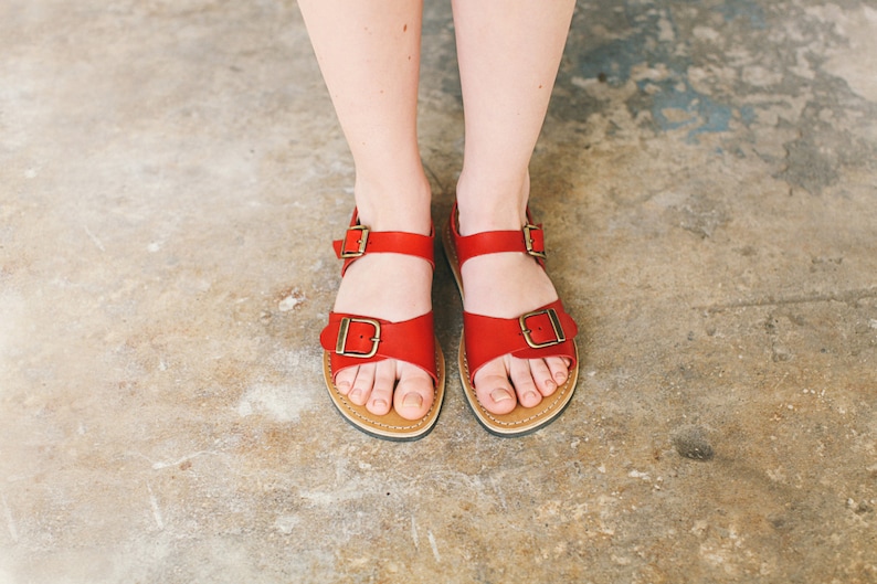 broad heel sandals