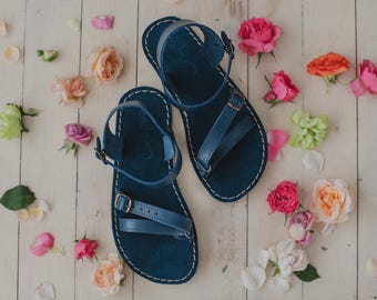 Handmade Barefoot Leather Sandals, Minimalist Women’s Sandals, Wide Toe Box, Zero Drop, Soft Leather Summer Shoes, Custom Fit