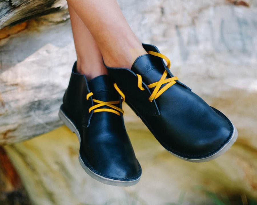 leather desert boots womens