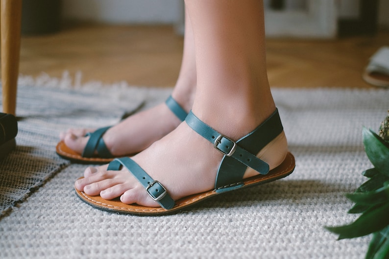 Wide Toe Box Sandals , Barefoot Sandals Women Leather, Sustainable Barefoot Sandals, Barefoot Sandals For Women, Barefoot Sandals, Summer image 6