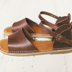 Brown Leather Sandals, Brown Women Leather Sandals, Leather Sandals In Brown Color, Summer Shoes, Brown Sandals, Summer Sandals, Sandals image 4