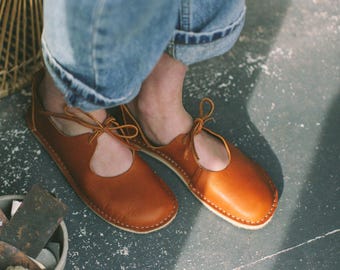 Wide Toe Box Barefoot Flats, Natural Foot Shape Sandals, Minimalist Shoes, Women Leather Sandal, Barefoot Sandals For Women, Barefoot