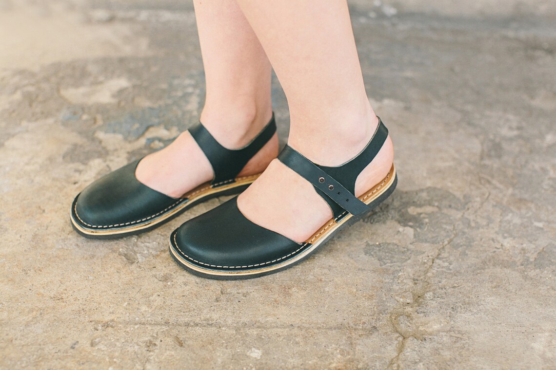 Leather Sandals Deep Dark Green Sandals Women Sandals Deep Etsy