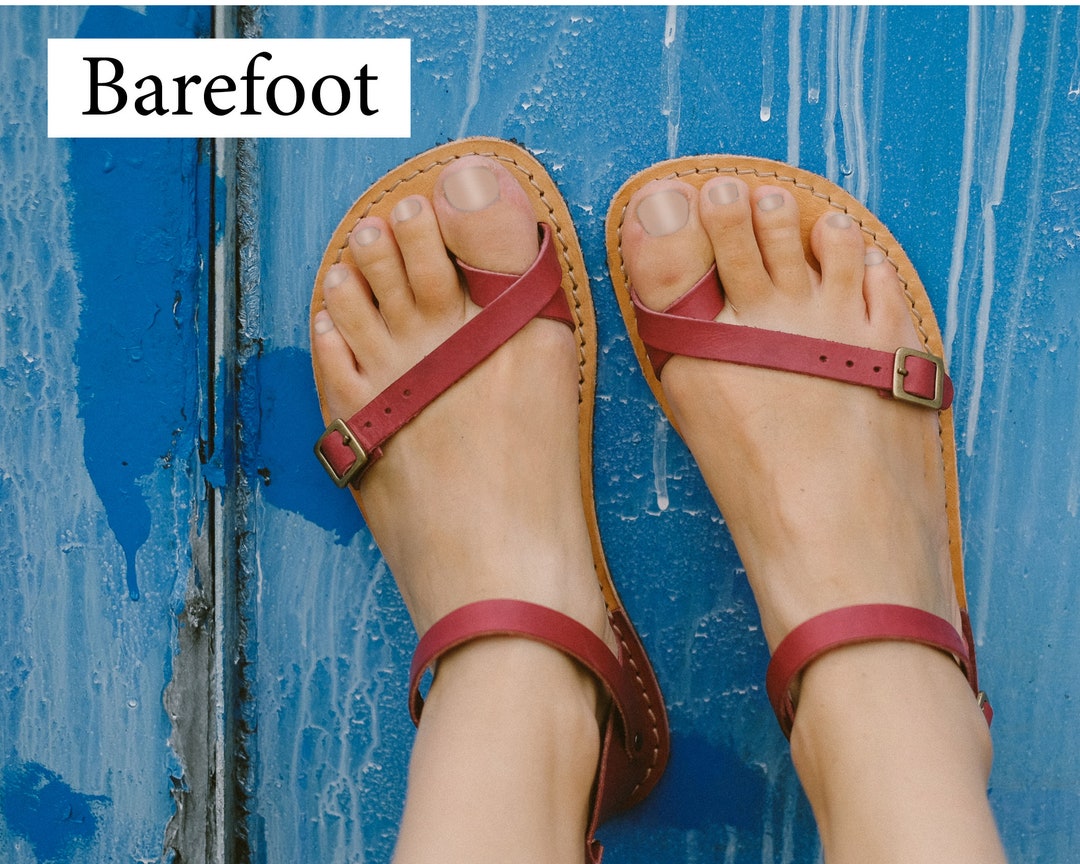 Barefoot Sandals Women Lather Sustainable Barefoot Sandals - Etsy Israel