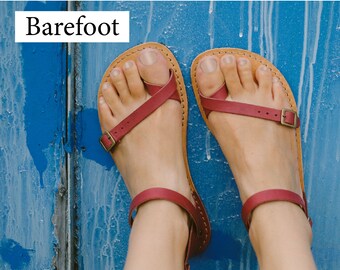Barefoot Sandals Women Lather, Sustainable Barefoot Sandals, Barefoot Sandals For Women, Barefoot Sandals, Barefoot Sandals Adjustable