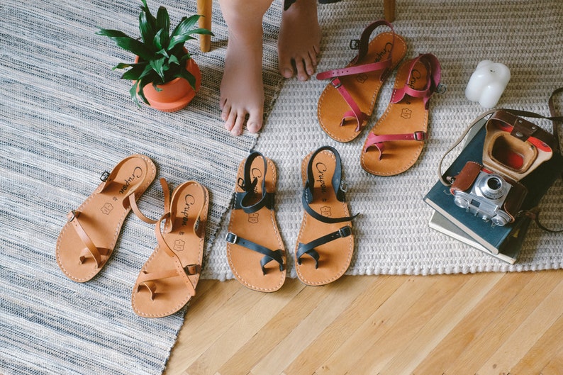 Wide Toe Box Sandals , Barefoot Sandals Women Leather, Sustainable Barefoot Sandals, Barefoot Sandals For Women, Barefoot Sandals, Summer image 3