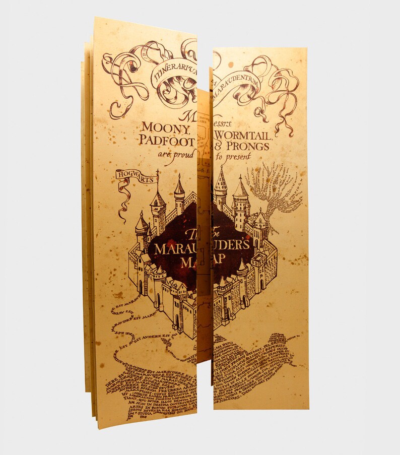 Full Size Printable Marauder's Map Digital | Etsy
