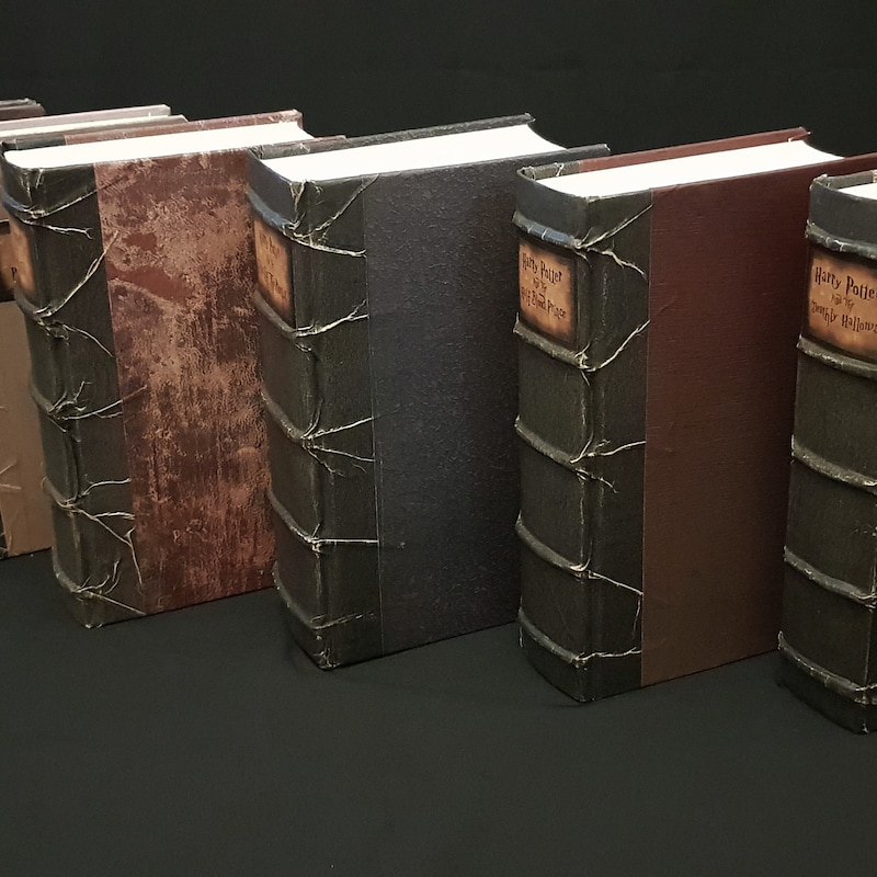 Leather Bound Harry Pottter Books Etsy