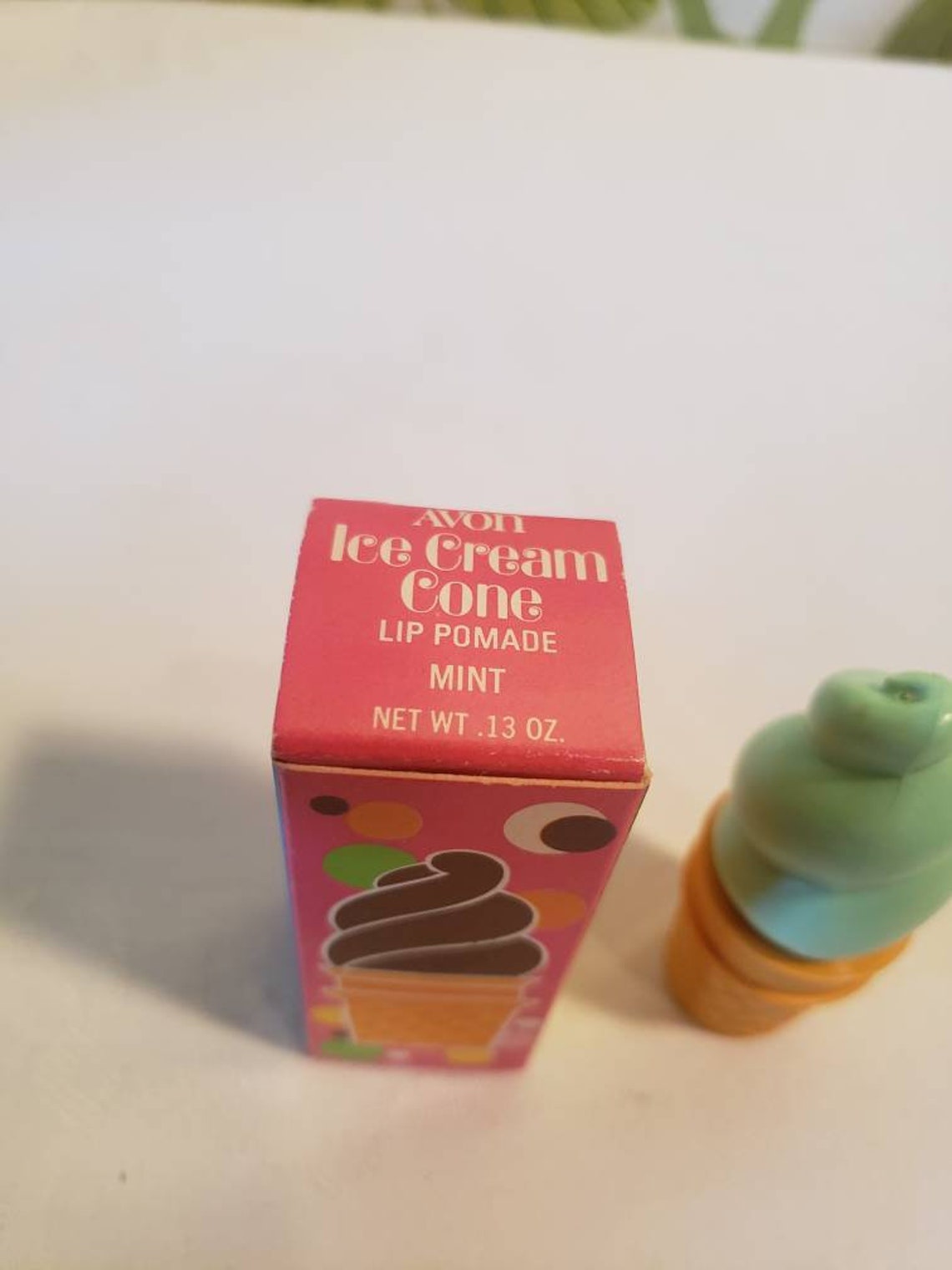 Vintage 1970s Avon Mint Ice Cream Cone Lip Gloss NOS Etsy