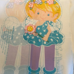 Vintage 1980s Herself the Elf Cut and Sew Pillow Panel