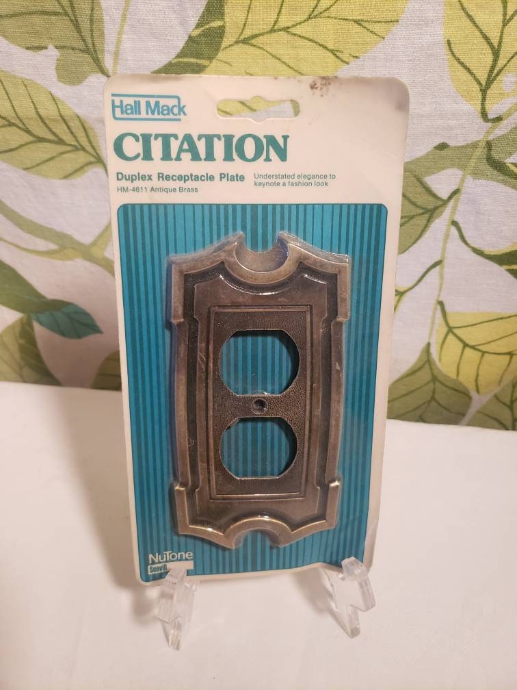 Vintage 1970s 1980s Citation Plug In Cover Nip Etsy
