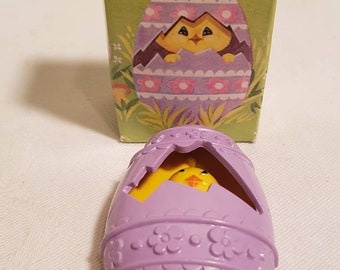 Vintage 1970s Avon Chick a Peep Glace Pin Pal NIB