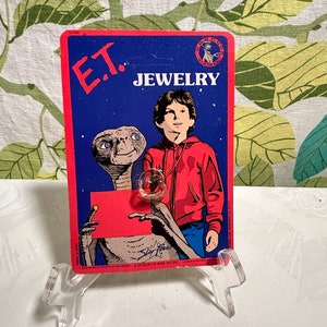 Vintage 1982 E.T. Extra Terrestrial Ring UNUSED
