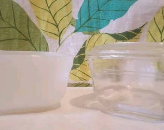 Vintage Fire King Refrigerator Dishes with Lid