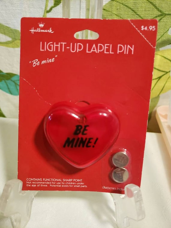 Vintage 1980s 1990s Hallmark Valentine Light Up H… - image 1