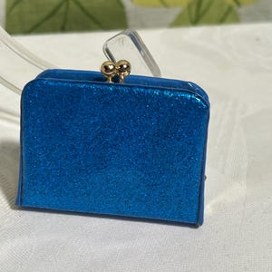Vintage 1960s 1970s Sparkle Little Girls Coin Purse Unused
