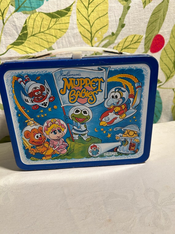 Vintage 1980s Muppet Babies Metal Lunchbox